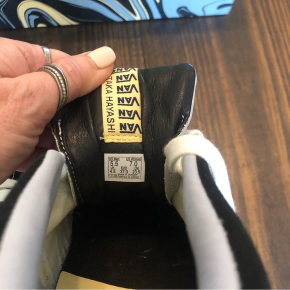 VANS Skateboard RARE! Women’s 7 Mens 5.5 Black Gray Skateboarding Shoes. - Picture 6 of 16